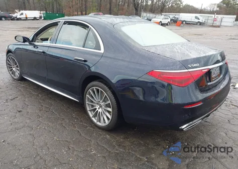 2023 Mercedes-Benz S 580 4Matic из США, поврежденный, VIN W1K6G7GB0PA191953